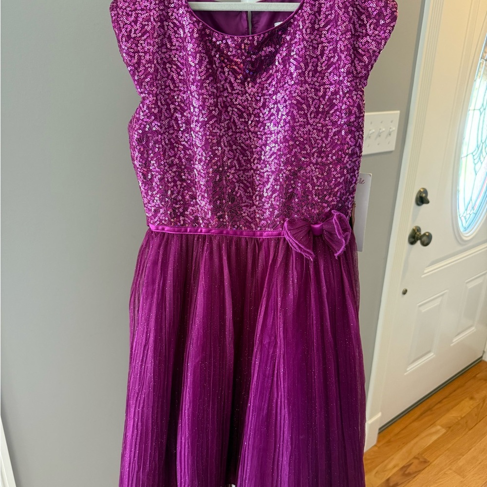 Jona Michelle Fuchsia Sequin Dress